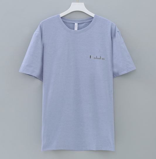 เสื้อยืดกันยุง เสื้อยืดสุดเท่ สีม่วงพาสเทล สีม่วงอ่อน สกรีนตัวอักษร ผ้าคอตตอนแท้ ป้องกันยุง มีกลิ่นมิ้นต์ ไล่ยุงได้ ใส่สบายระบายอากาศ ลายสกรีนคมชัด แห้งไว